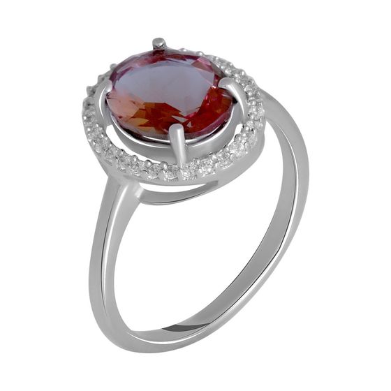 Серебряное кольцо с султанитом 3.085ct