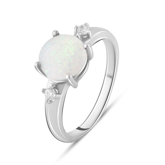 Серебряное кольцо с опалом 0.915ct