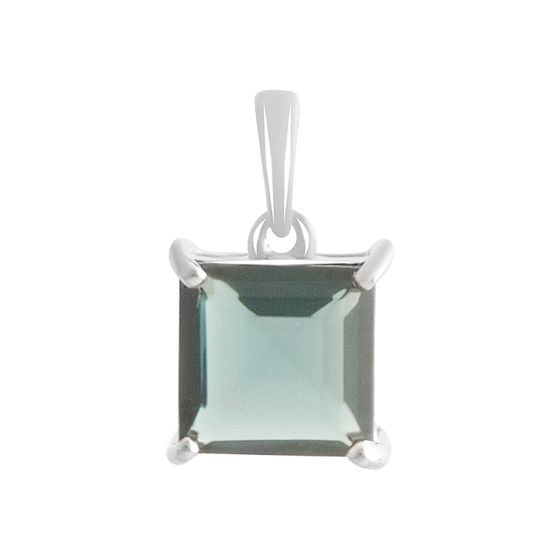 Серебряная подвеска с топазом Лондон Блю 1.975ct