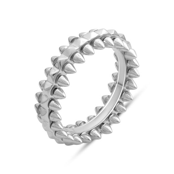 Серебряное кольцо без камней