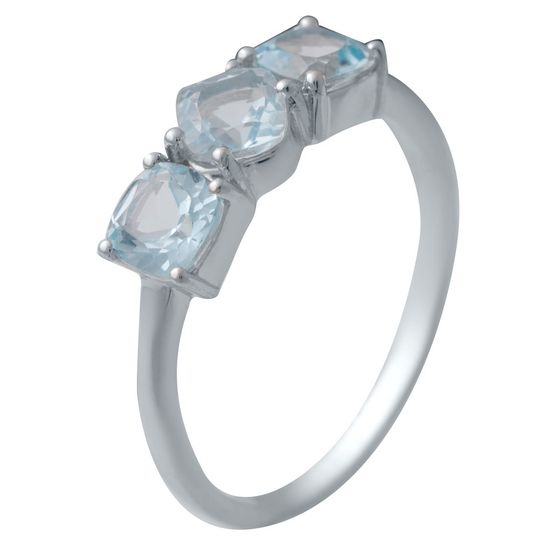 Серебряное кольцо с топазом 2.1ct