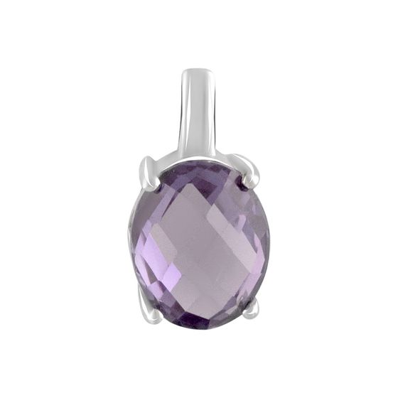 Серебряная подвеска с александритом 3.35ct