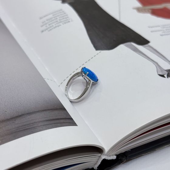 Серебряное кольцо с опалом 2.2ct