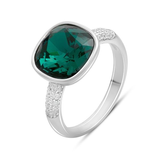 Серебряное кольцо с фианитами