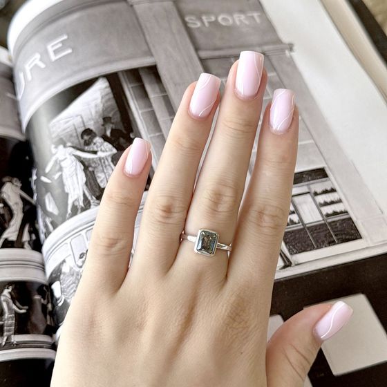 Серебряное кольцо с мистик топазом 2.302ct