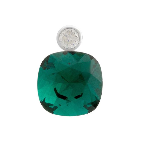 Серебряная подвеска с фианитами