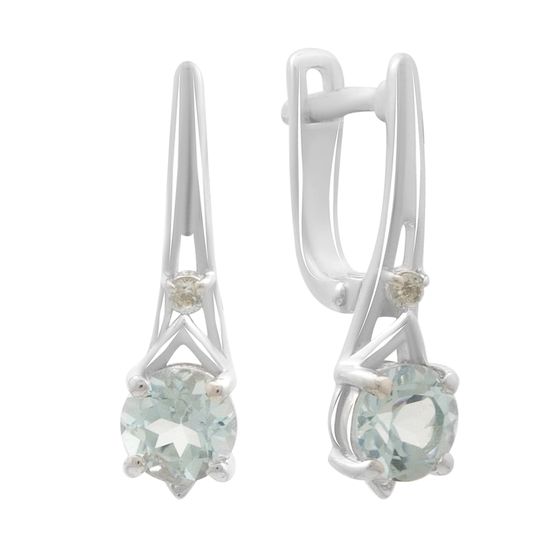 Серебряное кольцо с топазом 1.125ct