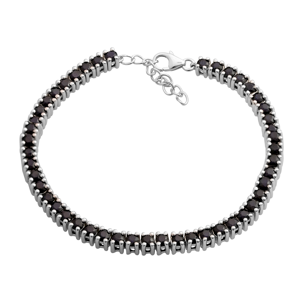 Серебряный браслет с сапфиром 7.768ct