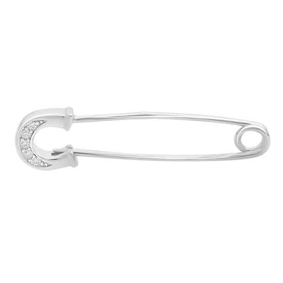 Серебряная подвеска с фианитами