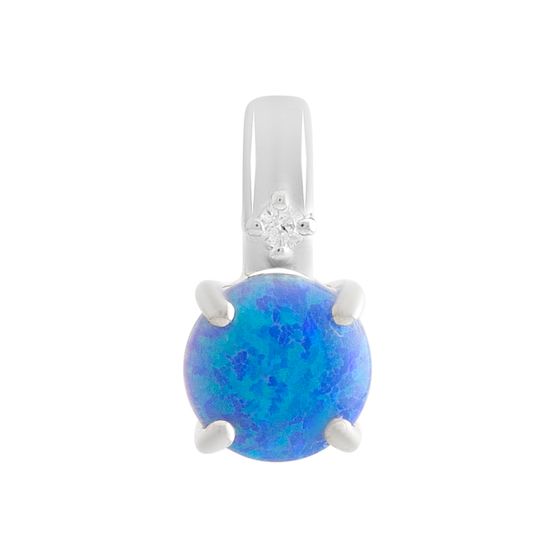 Серебряная подвеска с опалом 0.86ct