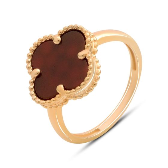 Золотое кольцо с агатом